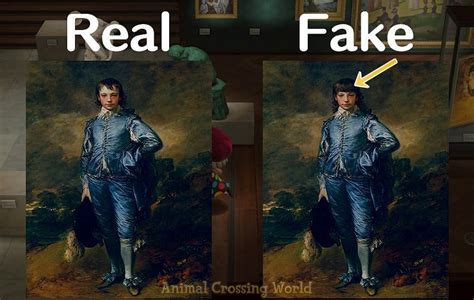 how to tell if blue boy painting is real